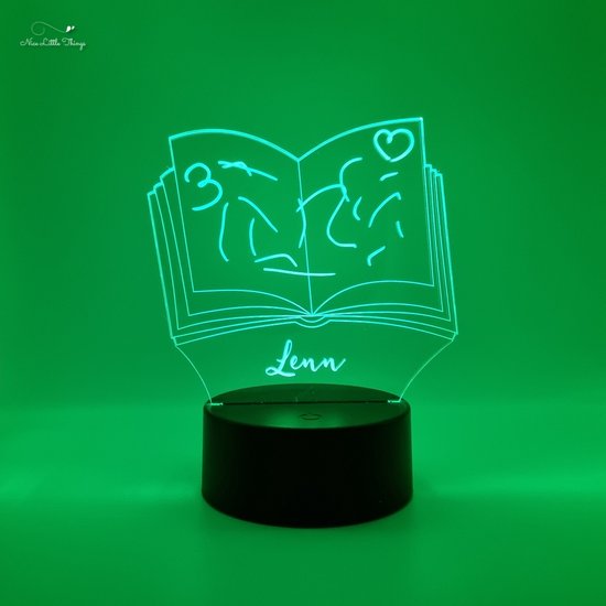 [Nice Little Things] - Gepersonaliseerde RGB LEDlamp - Tekenen met Licht - Boek