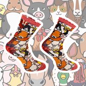 Sock My Farm fun - damessokken - 39-42 - leuke sokken - naadloos - duurzaam - Moederdag cadeau