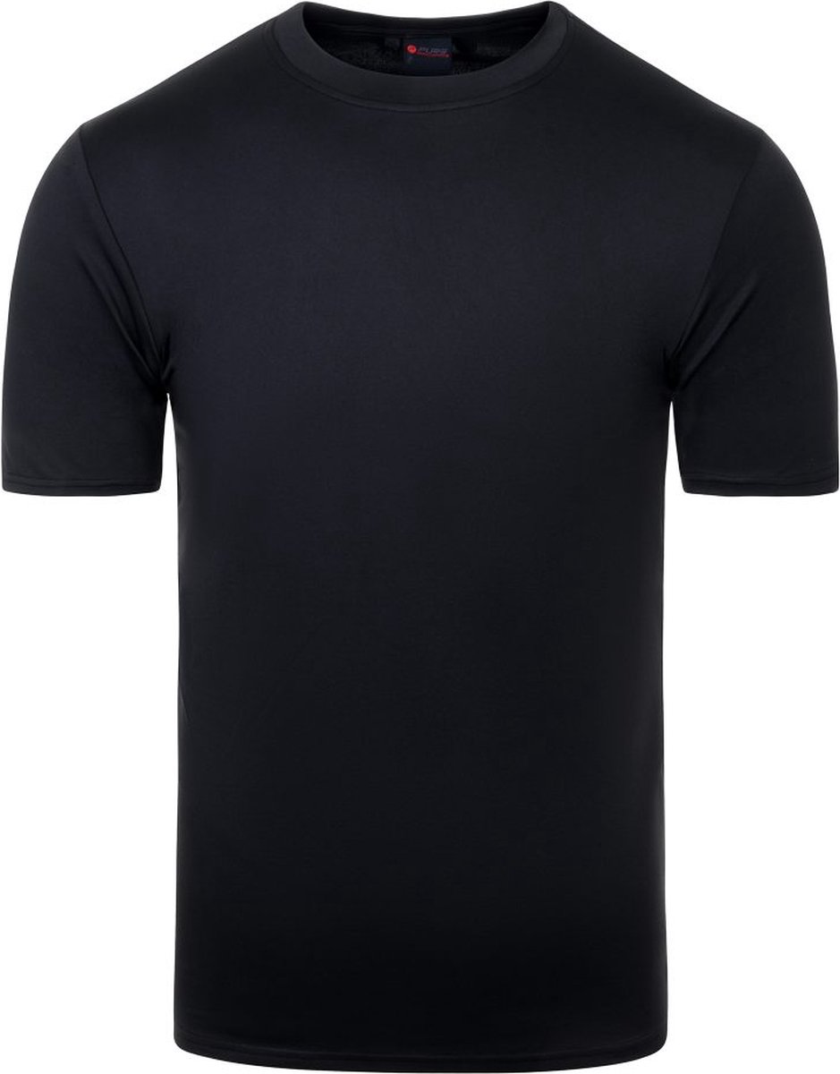 Pure2Improve Sportshirt Heren - Maat XXL - Zwart - Fitness Kleding Heren - T Shirt Heren