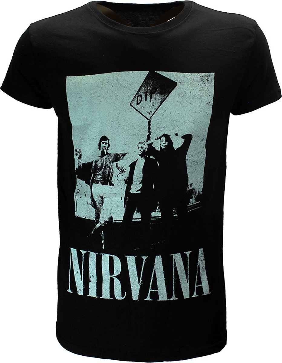 Nirvana Dips Photo Official Band T-Shirt - Officiële Merchandise - XL