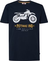 Petrol Industries - Heren Print T-shirt - Grijs - Maat S