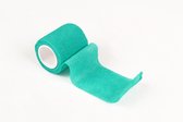 2x Mint Kleur Elastische Sport / Grip Tape Tattoo PMU Handpoke / Stick en Poke Tatoeages voor Extra Grip Tattoo Machine of Naald Permanente Make-Up | Handpoke Tool | Medische Zelfklevende Verbandrol Sport Bandage Elastisch & Ademend