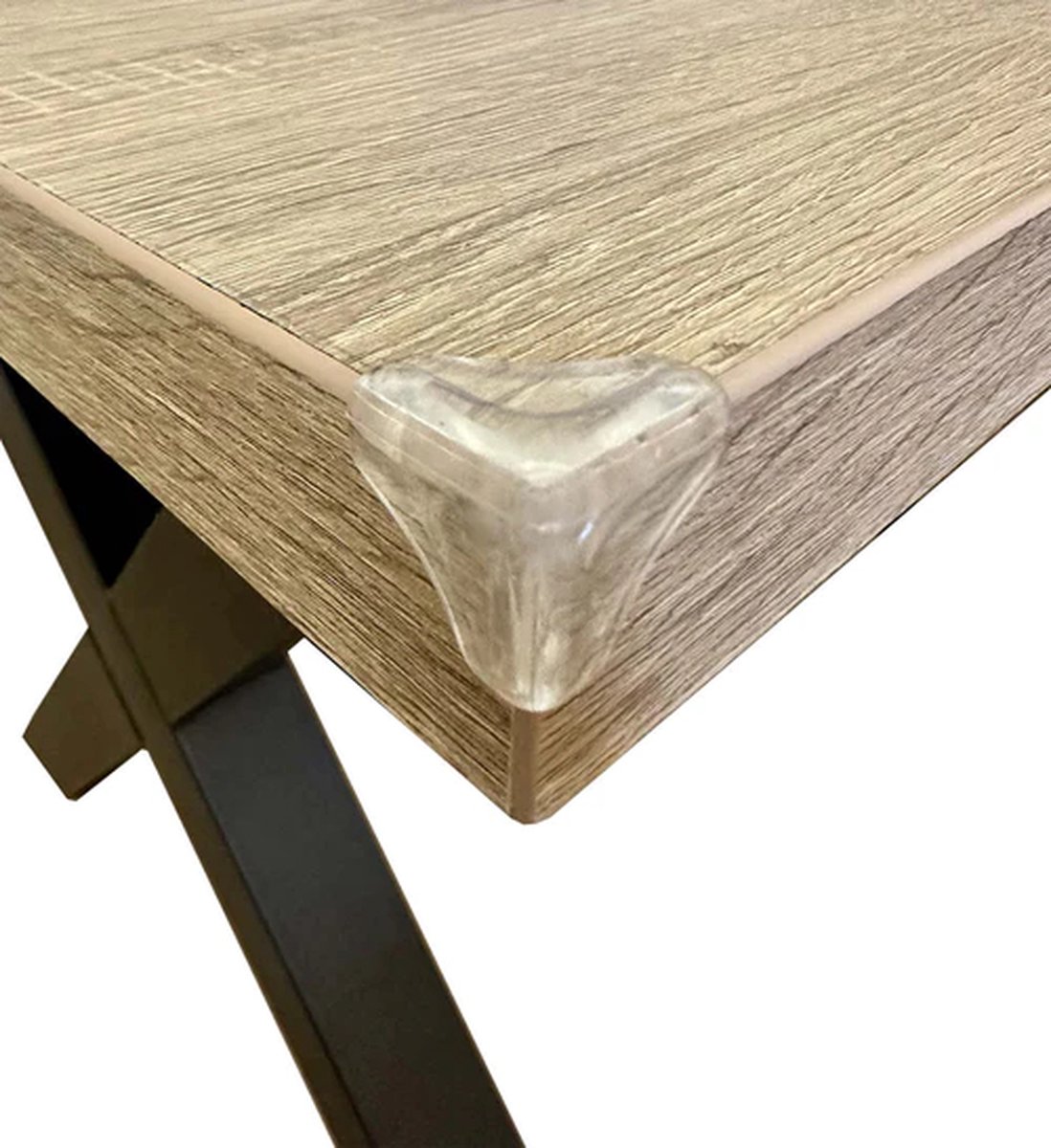 FSW-Products - Hoekbescherming voor Tafelhoek Transparant - 4 Stuks - Hoekbeschermer - Zelfklevend - Deurstoppers - Stootdoppen