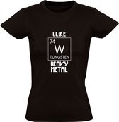 I Like Heavy Metal Dames T-shirt | muziek | jaren zeventig | hardrock