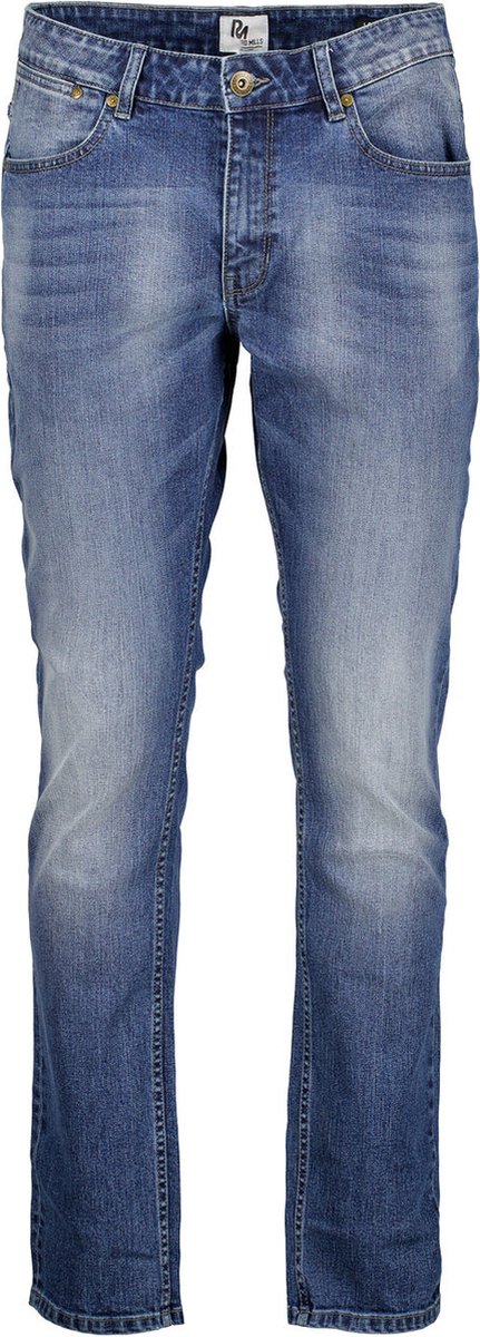 Rockford Mills LONGHORN Heren Slim Fit Jeans Blauw - Maat W34 X L30
