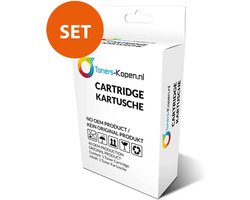 Toners-kopen.nl HP N9K08AE / N9K07AE - Inktcartridge Multipack 2-delig - 1x Zwart, 1x Cyaan|geel|magenta - Huismerk Compatible - Geschikt voor HP DeskJet 2620 HP…