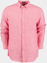 Gant chemise décontractée à manches longues chemise en lin rose Reg 3230085/606