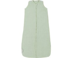 Product: Meyco Baby Uni baby zomerslaapzak - pre-washed hydrofiel - soft green - 90cm - 0.5 TOG, van het merk 