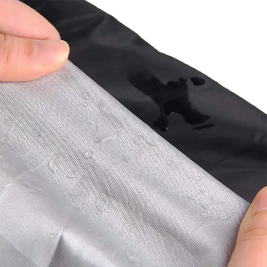 Lightyourbike ® COVER - Fietshoes voor 1 of 2 fietsen - Universeel - Zwart - Incl. opbergzak van Lightyourbike — afbeelding 3