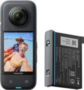 Insta360 - Action Camera X3 - Bundel met reserve batterij 1800 mAh