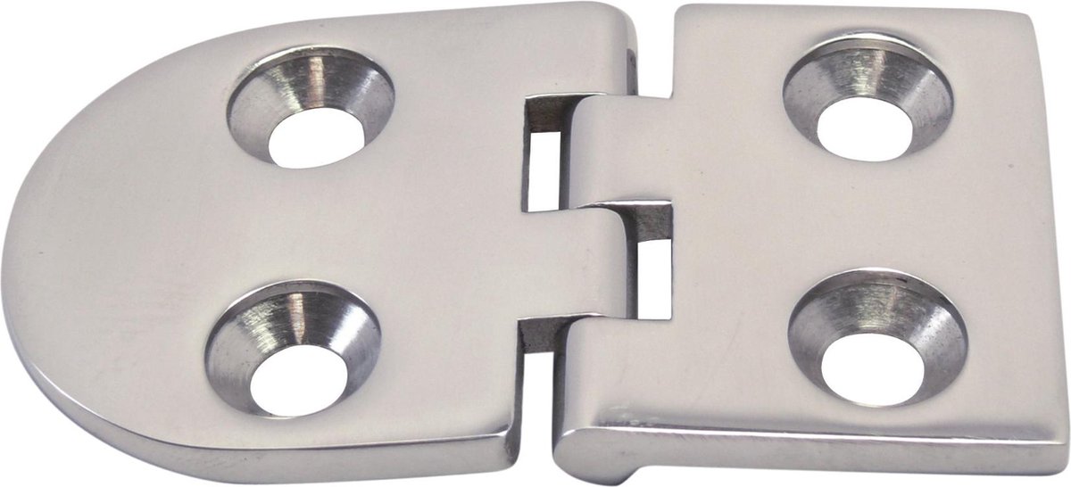 Luikscharnier Rvs 316 63x40 Knoop boven