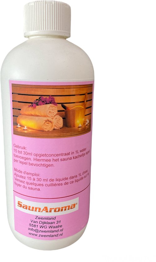 SaunAroma Sauna Geur 500 ml - Rozemarijn - Opgietmiddel Sauna