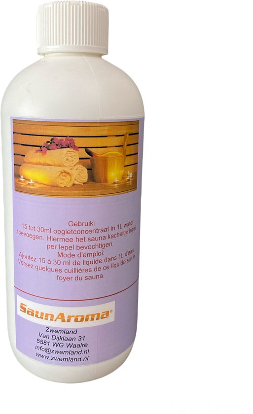 SaunAroma Sauna Geur 500 ml - Lavendel - Opgietmiddel Sauna