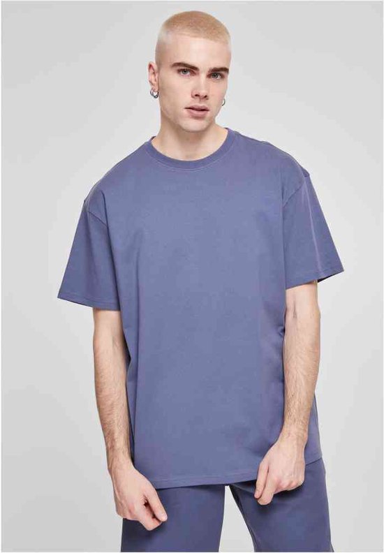 Urban Classics - Heavy Oversized Heren T-shirt - XS - Blauw
