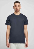 Urban Classics - Basic Heren T-shirt - L - Donkerblauw