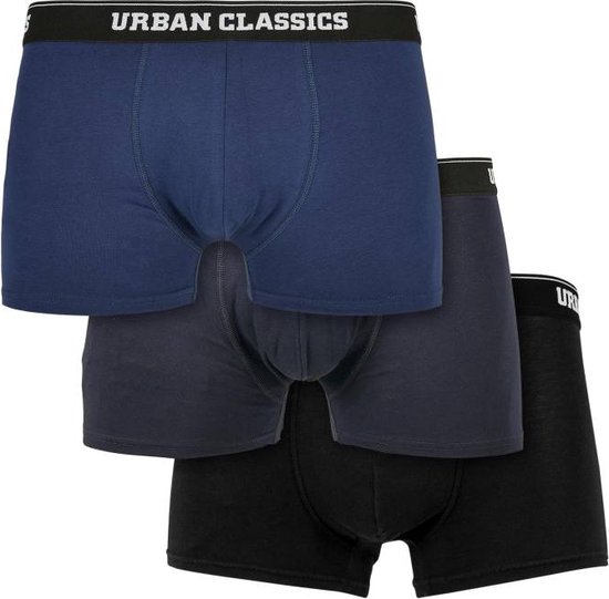 Urban Classics - Organic 3-Pack Boxershorts set - 3XL - Multicolours