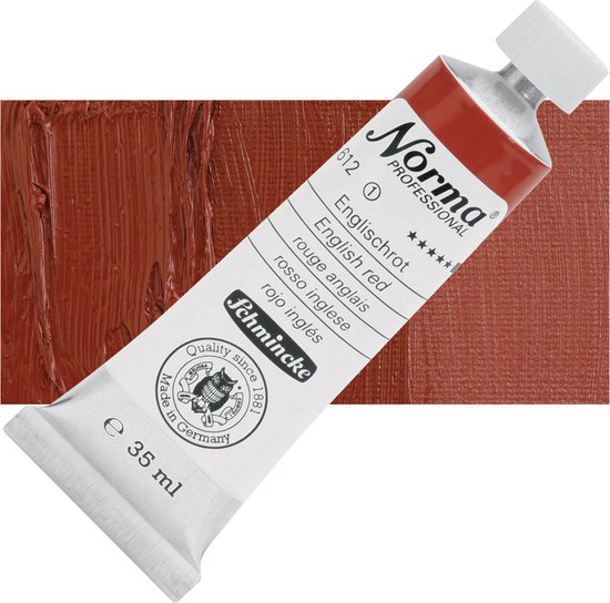 Schmincke Norma Professional Olieverf 35ml - English Red (612)