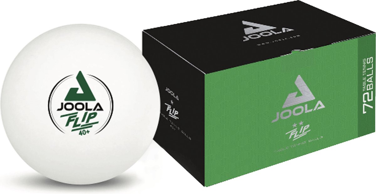 Joola Flip 40+ Tafeltennisballen 72 Stuks Wit