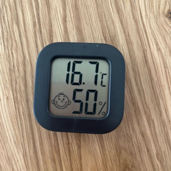 QWORK® 3 Stück Digital Hygrometer Thermometer, 4,7CM Mini Temperatur und Luftfeuchtigkeitsmesser für Wohnzimmer, Gewächshaus, Weinkeller, Reptilienbecken und mehr