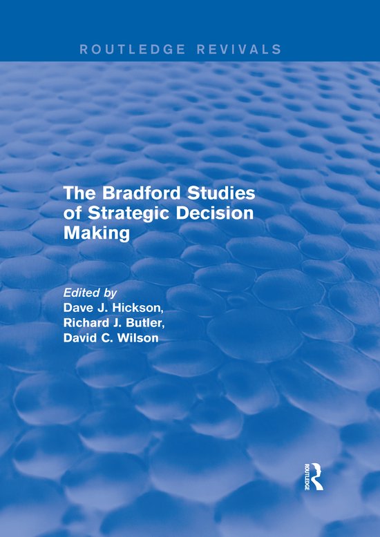 Routledge Revivals-The Bradford Studies of Strategic Decisio ... - cover