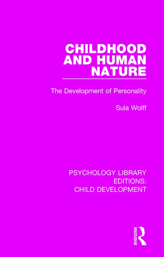 Psychology Library Editions: Child Development- Childhood an ... - cover