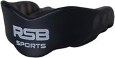 RSB Sports - Gebitsbeschermer met Opbergdoosje - Voor Boksen, Kickboksen, Karate, Rugby, Hockey - Zwart - Kinderen