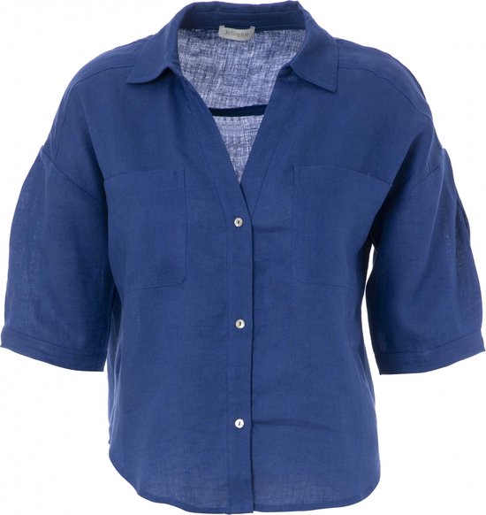JC SOPHIE - blouse tessa - bleu azur