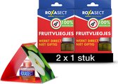 Roxasect Fruitvliegjes Ongedierteval - Anti-fruitvliegjes Insectenval - Fruitvliegjes Vanger - 2 stuks