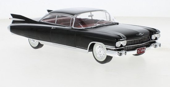 WhiteBox - Modelauto - Cadillac Eldorado 1959 - zwart - 24 x 8 x 5 cm