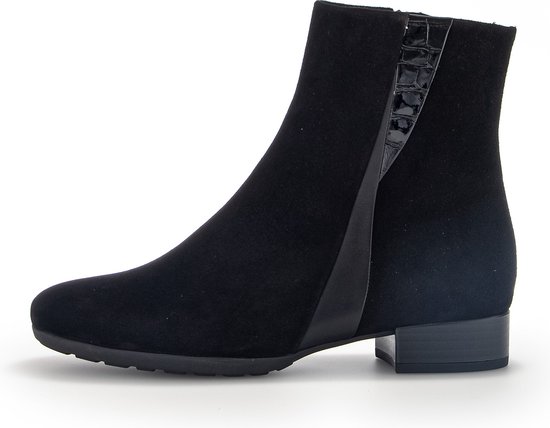 Gabor Zwarte Lak Laarzen Dames Gabor Enkellaarsjes Dames Laarzen