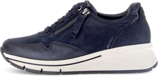 Gabor Gabor Dames Sneakers - blauw - Maat 42 Dames Sneakers - blauw - Maat 42