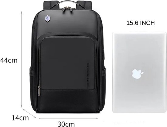 Arctic Hunter Rugtas Leder - Laptop tas - 15,6 Inch - Waterafstotend ...