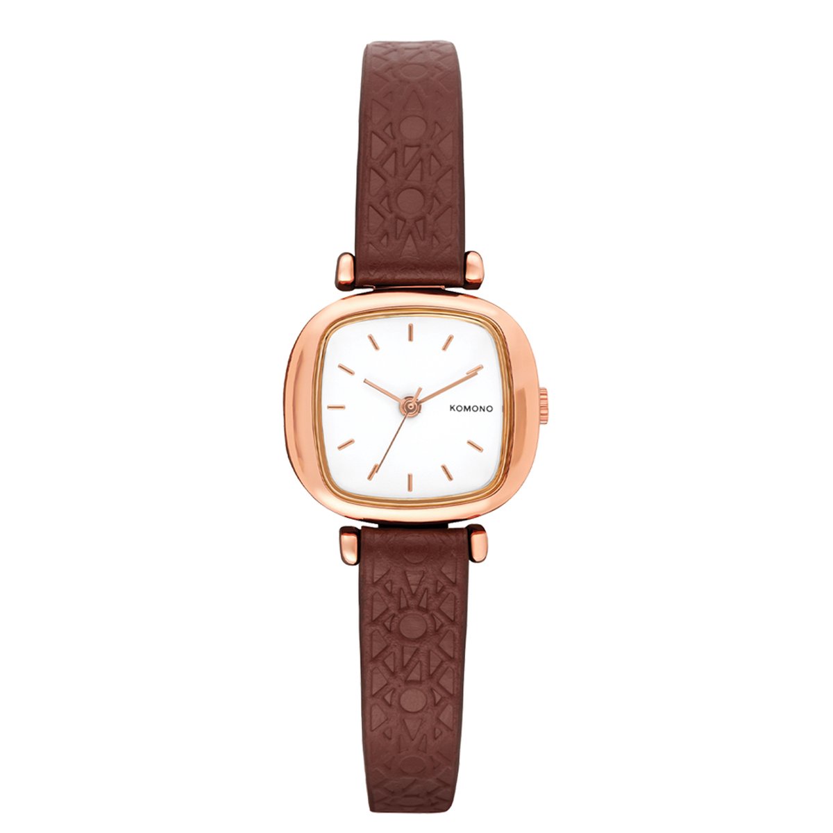 Komono Moneypenny Monogram Auburn W1324 Polshorloge
