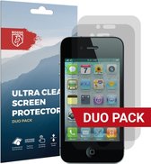 Rosso Apple iPhone 4S Ultra Clear Screen Protector Duo Pack