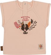 Frogs and Dogs-Jungle T-Shirt Welcome- Pink - Maat 80