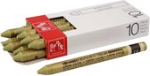 Neocolor II. gold (499). L: 10 cm. 10 stuk/ 1 doos