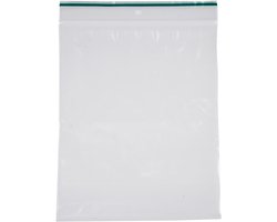 Zip Lock zakjes, afm 6x8 cm, dikte 0,05 mm, 100 stuk/ 1 doos