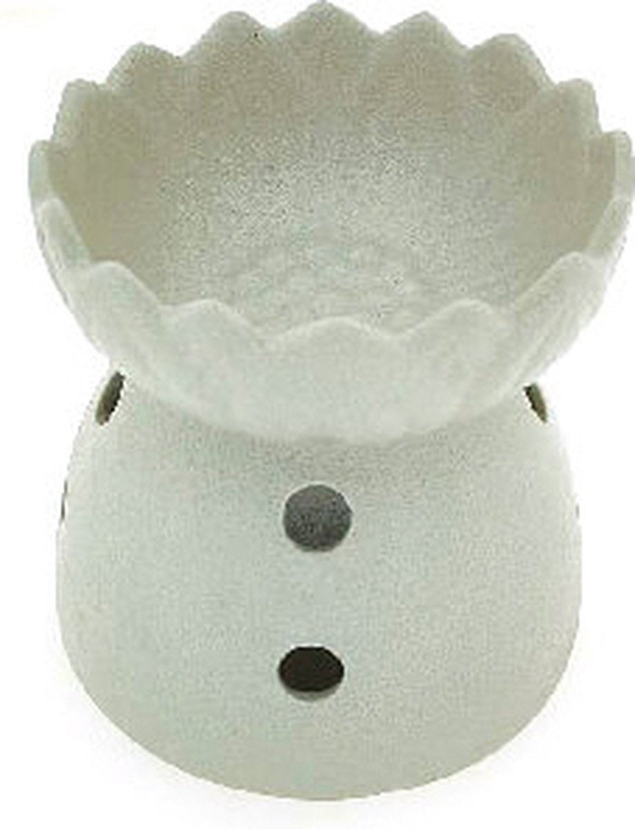 Goedkoopste Aromabrander – Aromaverdamper – Aroma diffuser – Aromabrander - Olieverdamper - Aromadamper theelicht – Handgemaakt – Bloem wit