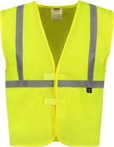 Tricorp - Veiligheidsvest Kinder - 453020 - fluor geel - maat 140