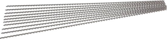 Koordklem | RVS | 6 mm | Set 10 stuks