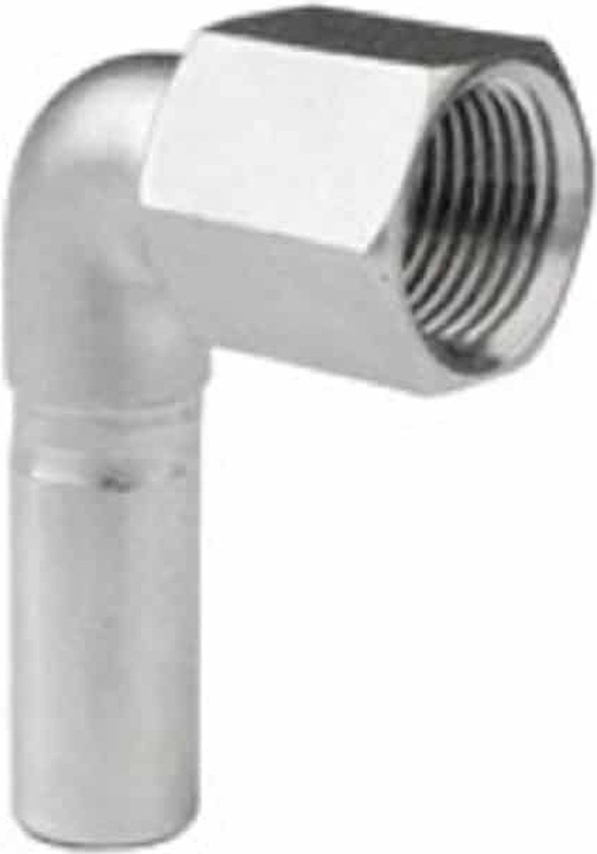 BONFIX insteekknie 15 mm 1/2 inch M-Press RVS
