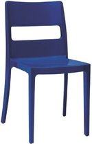 Designstoel, terrasstoel, campingstoel SAI in donker blauw van het Italiaanse S•CAB. Verpakt per 6 stuks en 5 jaar garantie!