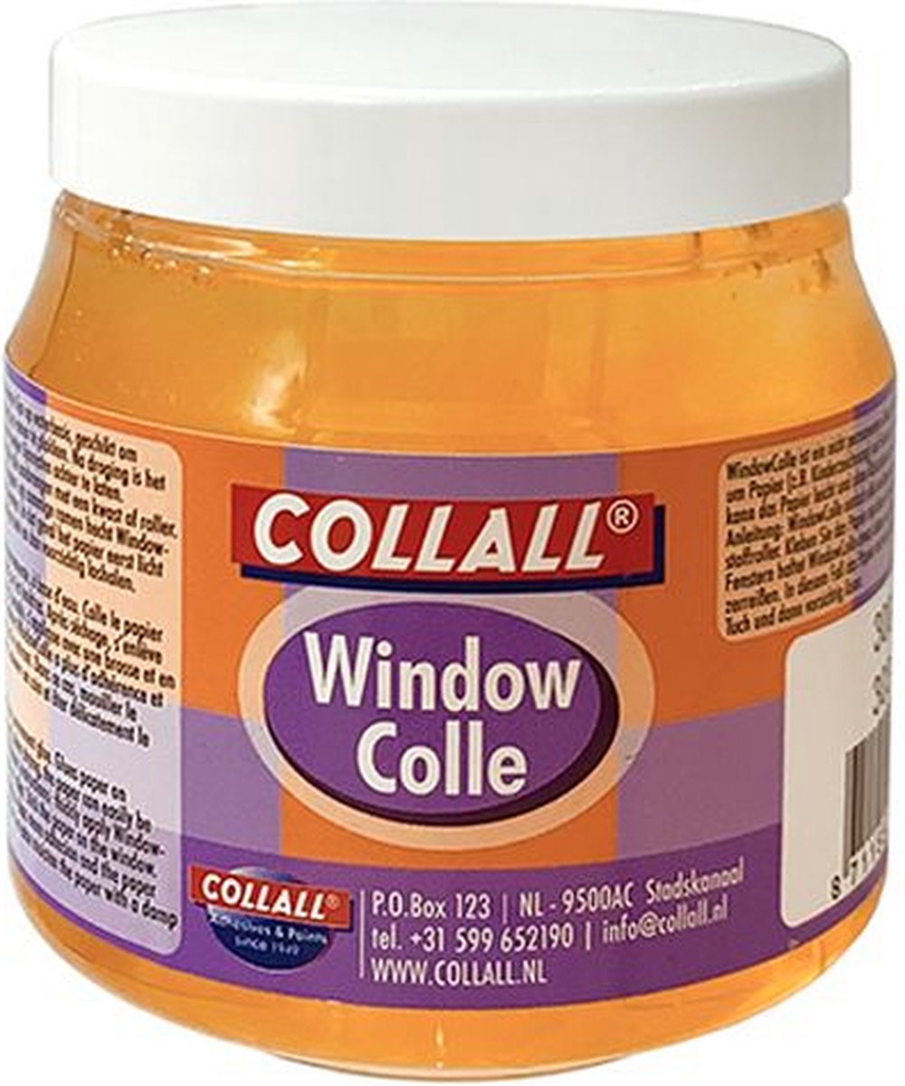 Collall Window-colle Glaslijm - Lijm - Glaslijm transparant - Waterbasis - 300ml