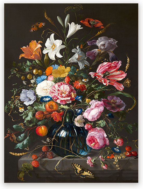 Schilderij Vase Of Flowers