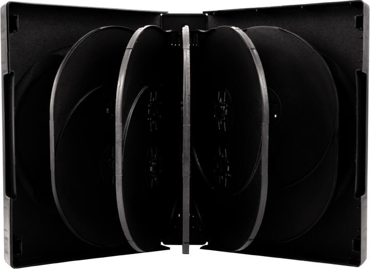 MediaRange | DVD Videobox | 39mm | 12 Disc | Zwart | 10 Stuks