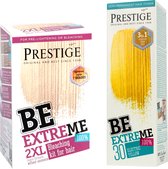 Prestige Semi-Permanente Haarkleuring - Bleach Kit & Electric Yellow Kleuring - Voordeelverpakking 2 x 100ML