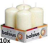 Bolsius Stompkaars - 100/50 mm - 10 stuks - Ivoor