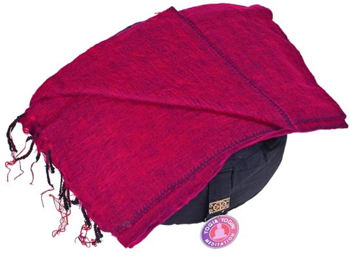Meditatie Omslagdoek Bordeaux