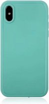 Waterdichte Pure Color Soft Protector Case voor iPhone XS Max (groen)