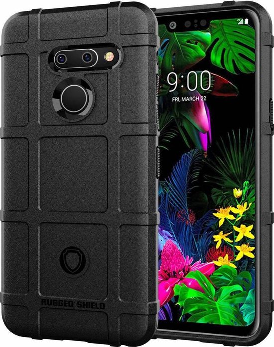 Hoesje voor LG G8 ThinQ - Beschermende hoes - Back Cover - TPU Case - Zwart  | bol.com